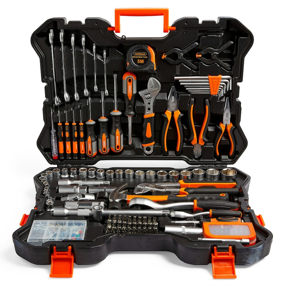 image 1 of VonHaus 256 Piece Tool Set with Socket Set with Storage Case