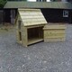 image 1 of Campbell Duck House - up to 24 Ducks, Quality Pressure Treated Timber Waterfowl House - L190 x W80 x H116 cm Brown | One Size