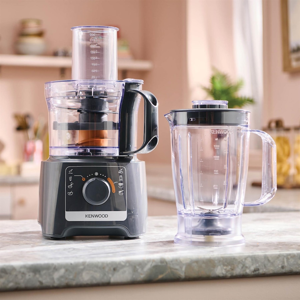 image 1 of Kenwood 800W MultiPro 2-in-1 Compact  Food Processor & Blender Grey