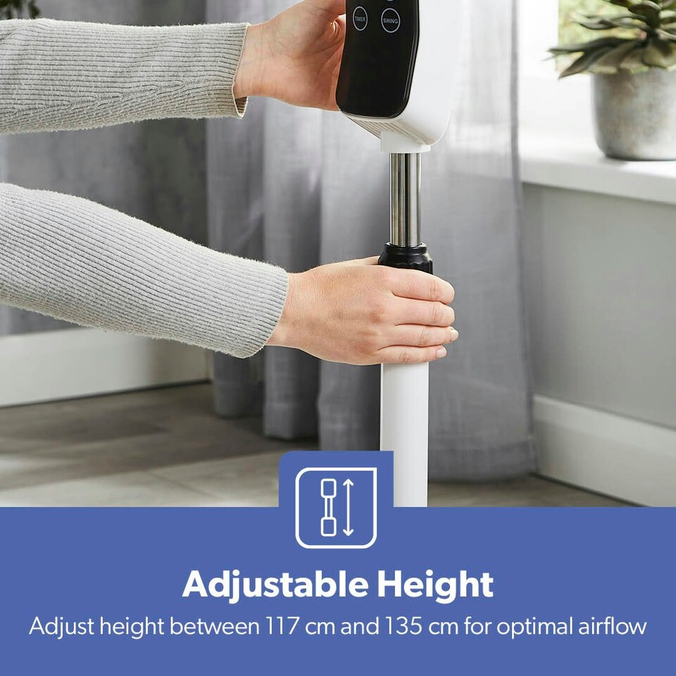 image 1 of GEEPAS 16’’ Pedestal Fan with Remote Control – 60W