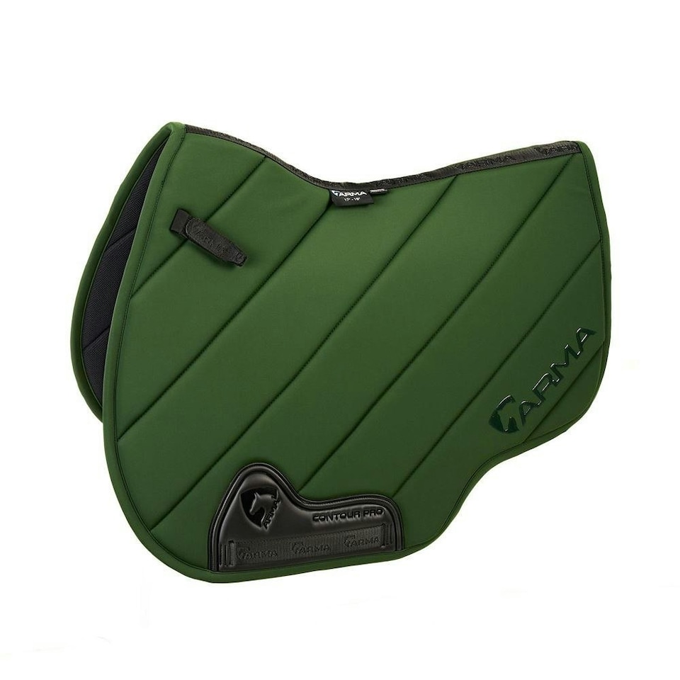 ARMA Eltar Euro Cut Horse Saddlecloth - Green - 15in - 16.5in