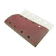 image 4 of Hook + Loop 1/3 Sheet Sanding Sander Sandpaper Pads 120 Grit 100 Pack