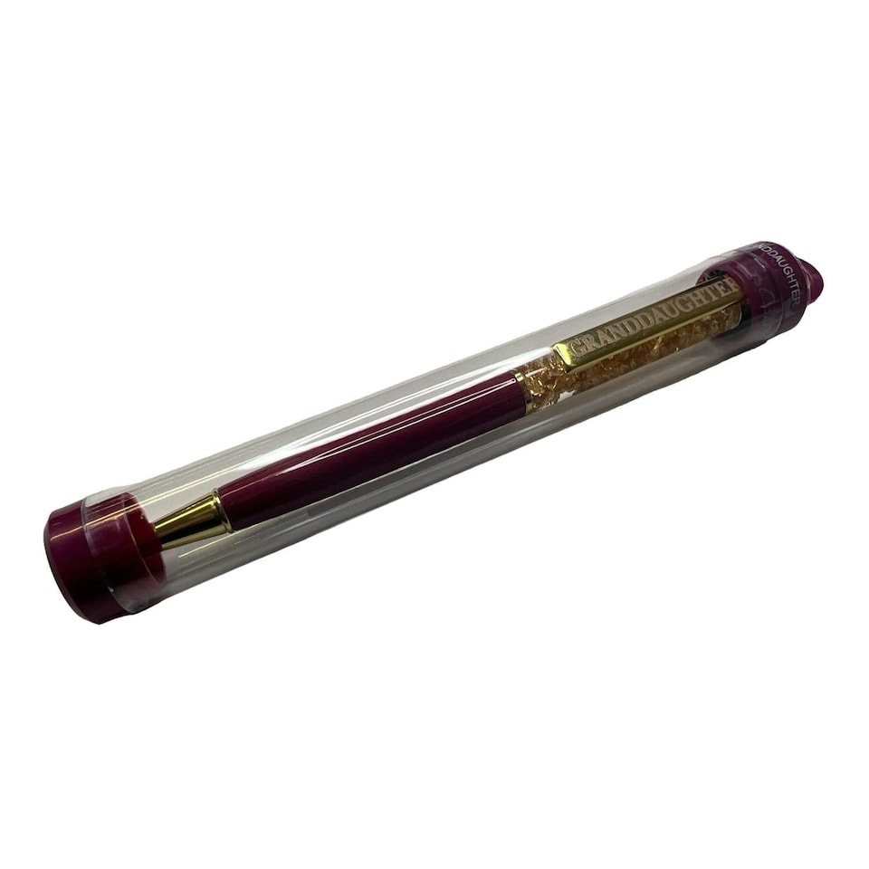 image 1 of Granddaughter Captioned Gold Leaf Ballpoint Gift Pen