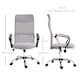 image 3 of HOMCOM Mesh Office Chair, High Back Computer Desk Chair, Swivel Chair with Height Adjustable, for Home, Light Grey