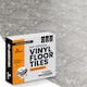 image 1 of Vinyl Floor Tiles Self Adhesive – 30 Pack Covers 30 sqf (2.79sqm) – 12x12in (30.5x30.5cm) Waterproof Peel & Stick Vinyl Flooring for Kitchen, Bathroom & Home | Grey