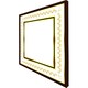 image 3 of Ancient egyptian gold border (Picture Frame) Grey | L