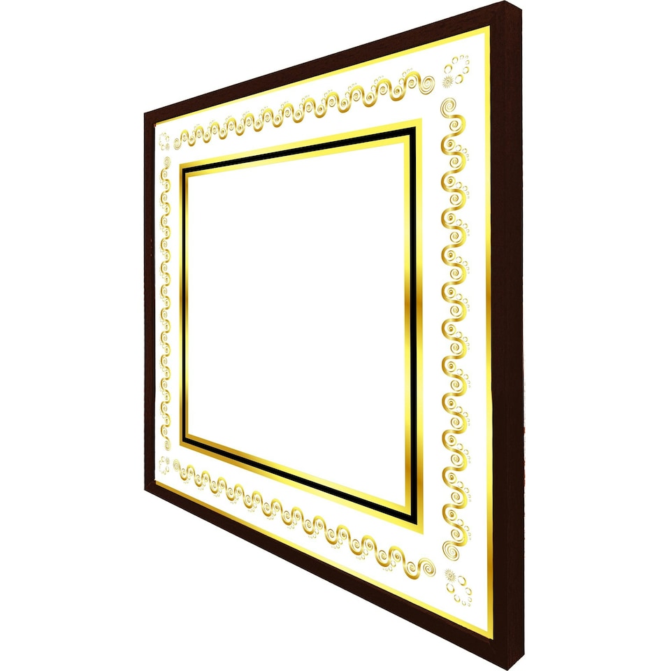 image 1 of Ancient egyptian gold border (Picture Frame) Grey | L