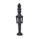 image 2 of Hill Interiors Wooden Nutcracker Ornament - Black - 50cm x 10cm x 12cm