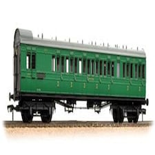 Bachmann 60' Birdcage Brake Composite Coach Malachite Green