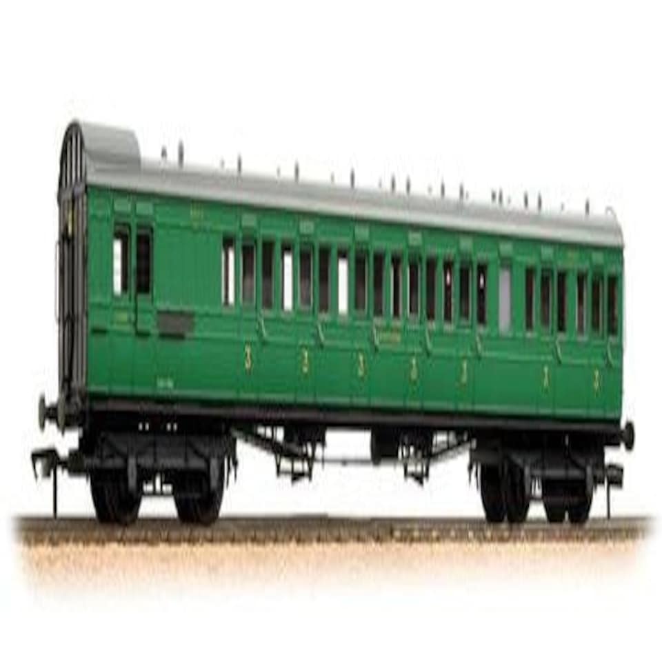 Bachmann 60' Birdcage Brake Composite Coach Malachite Green