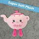 image 5 of Teapot Soft Toy Cute Plushie Huggable Cuddly Stuffed Toy 25cm Pink