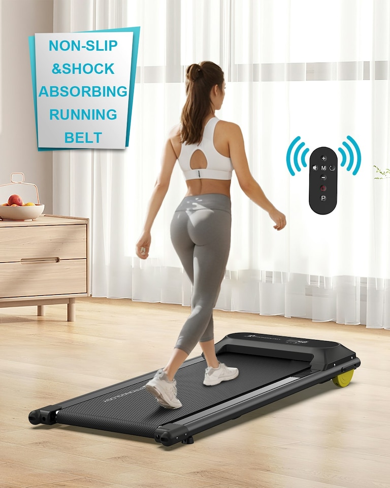 image 1 of Strongology EVOLUTION  Home & Office Quiet 2.0HP Adjustable Speed 1-6km/h Slimline LED Display Treadmill