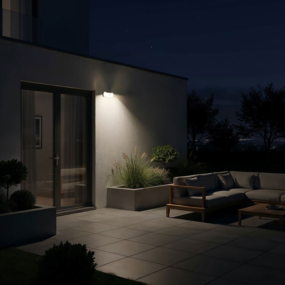 image 1 of Gardenwize Solar LED Motion Sensor Security Wall Light
