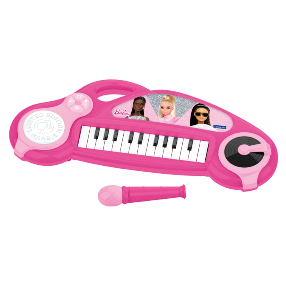 image 1 of Lexibook K704BB Barbie Electronic Keyboard with Lights & Microphone