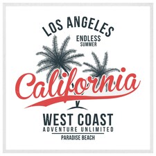 Cali west coast (Picture Frame) White | S