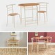 image 5 of Greenhurst 2-Seater Compact Dining Set – Light Oak Table & Chairs for Small Spaces Brown | Buttermilk