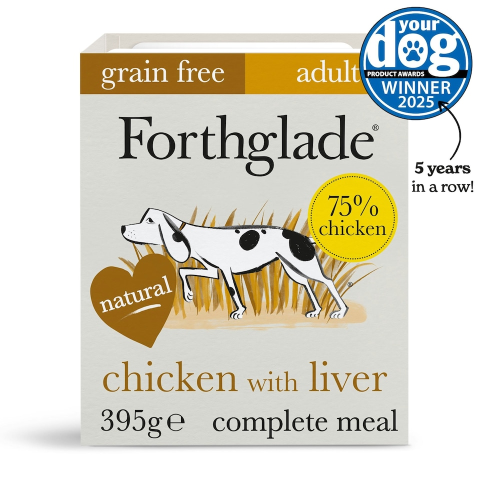 image 1 of Chicken & Liver Wet Dog Food (18x395g)