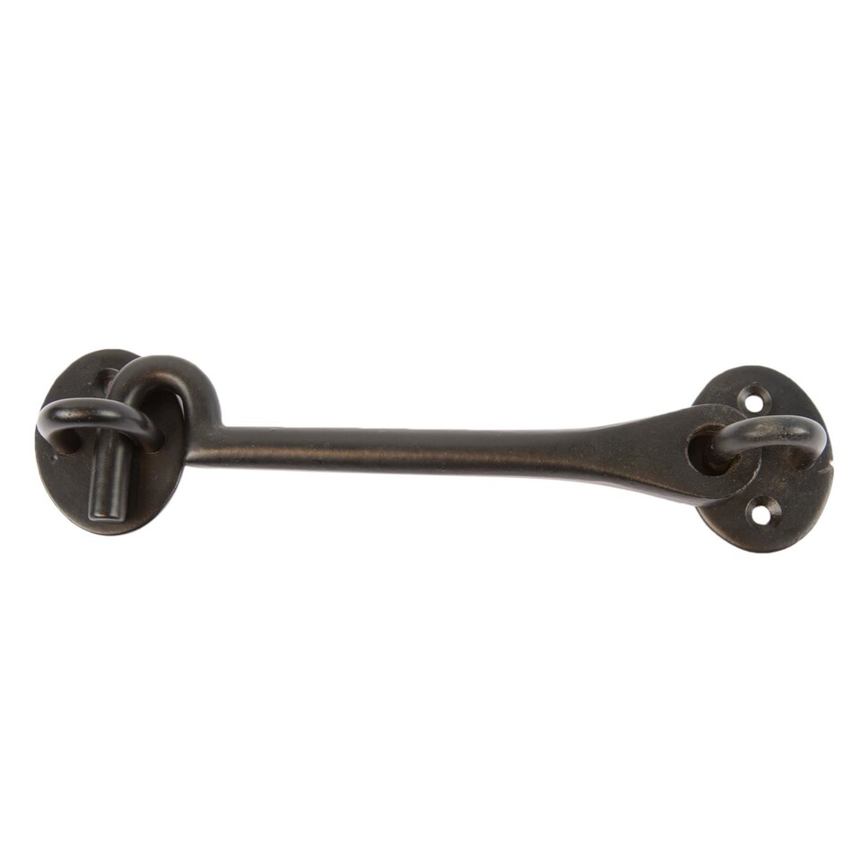 image 1 of Hammer & Tongs Rustic Cabin Hook and Eye - W165mm - Black