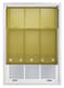 image 4 of FURNISHED Roller Blinds Daylight Square Eyelet Light Filtering Easy Fit Trimmable Window Shade | Green | Green