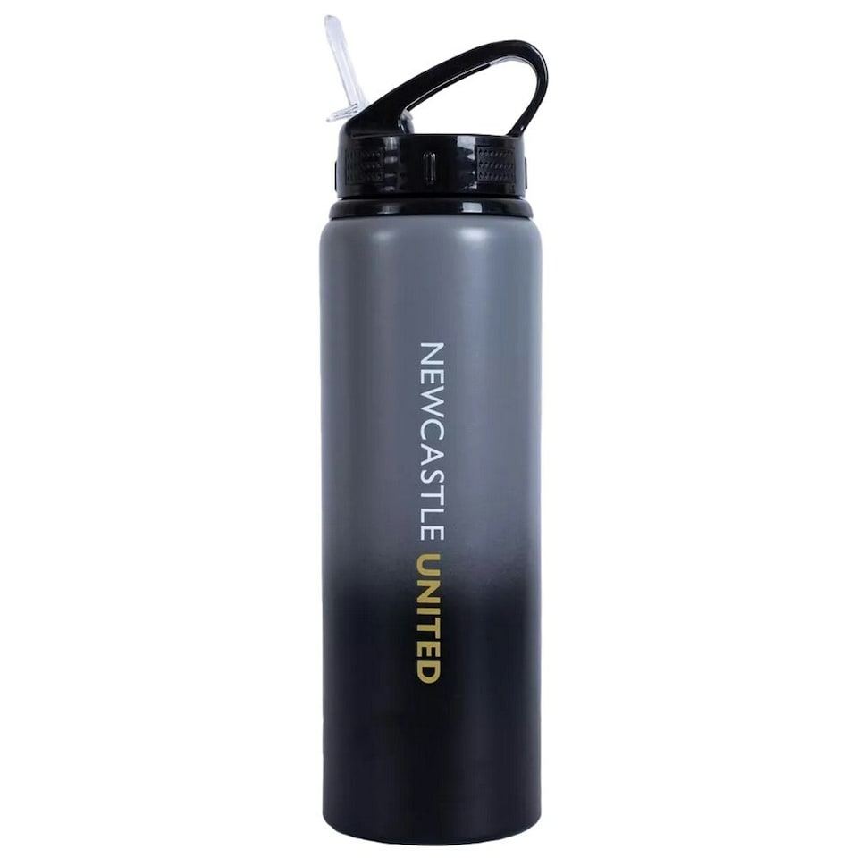 image 1 of Newcastle United FC Fade Aluminium Water Bottle - Grey - One Size