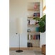 image 3 of Nila Table Lamp With Round Shade Matt Black With Off White Tall Shade