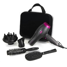 Carmen C81072 Neon 2000W Hair Dryer Set Graphite