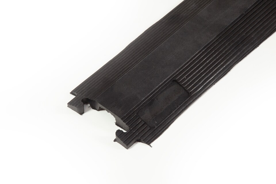 image 1 of The Ramp People Floor Cable Cover - Drop Over Rubber 1500kg Pedestrian Outdoor