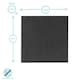 image 3 of Argon Tableware Linea Square Slate Coasters - 10cm - Pack of 12