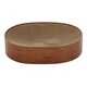 image 1 of Living and Home Oval Cat Scratcher Bed Cardboard Claw Scratching Board for Cats | Brown