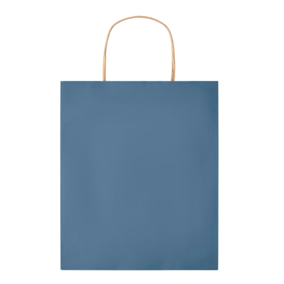 image 1 of MidOcean Paper Tone Paper Gift Bag - Blue - 32cm x 25cm x 11cm Blue