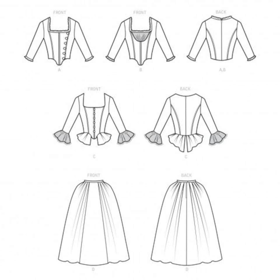 image 1 of Simplicity 9251 Paper Sewing Pattern – Women’s Costumes & Vintage Style, Size R5 (14–16–18–20–22), Intermediate