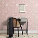 image 3 of Belle Wallpaper in Blush Pink Multi