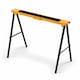 image 7 of 2x Saw DIY Garage Work Bench Carpentry Building Trestles Load 100KG | Yellow