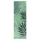 image 2 of Yoga Studio Designed Sticky Yoga Mat 6mm - Sage Green Mat Paradise Palm | Multi | Sage Green Mat Paradise Palm | 183cm x 61cm x 6mm