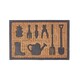 image 1 of Homescapes Garden Tools Rubber and Coir Doormat