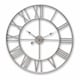 image 1 of Large Skeleton Wall Clock - Metal - L4 x W80 x H80 cm - Silver | Silver