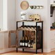 image 5 of COSTWAY Wine Cabinet Sideboard Kitchen Storage Cabinet N/A