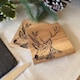 image 8 of The Just Slate Company Set of 2 Stag Oak Coasters