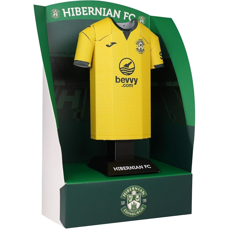 image 1 of RadStuff Metal Alloy Football Shirt - Hibernian FC Away Kit 2025/26