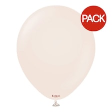 Kalisan Latex Plain Balloons (Pack of 25) - Pink Blush - One Size