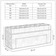 image 4 of 90cm Duke Ottoman Storage Box -Upholstered Blanket Box - Forest Green Plush Velvet Multifunctional Storage Box