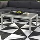 image 8 of Outsunny 5 PCs Garden Sofa Set w/ Cushions, Aluminium Furniture Sets, Grey