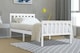 image 3 of Marnel 3ft Single White Bed Frame | White | Single