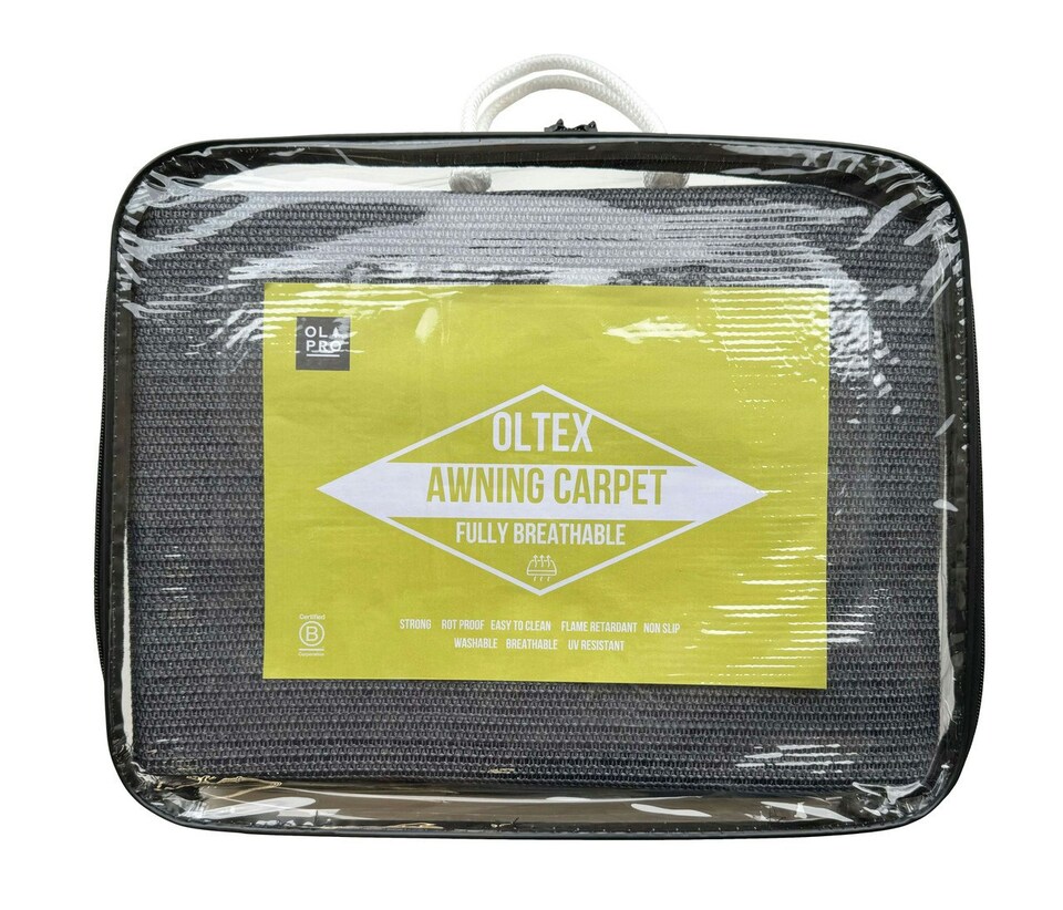 image 1 of Oltex Breathable Awning Groundsheet 2.5m X 7m - Blue | Grey