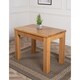image 3 of Dakot 127cm Chunky Small Solid Oak Dining Table | Brown | Light Oak