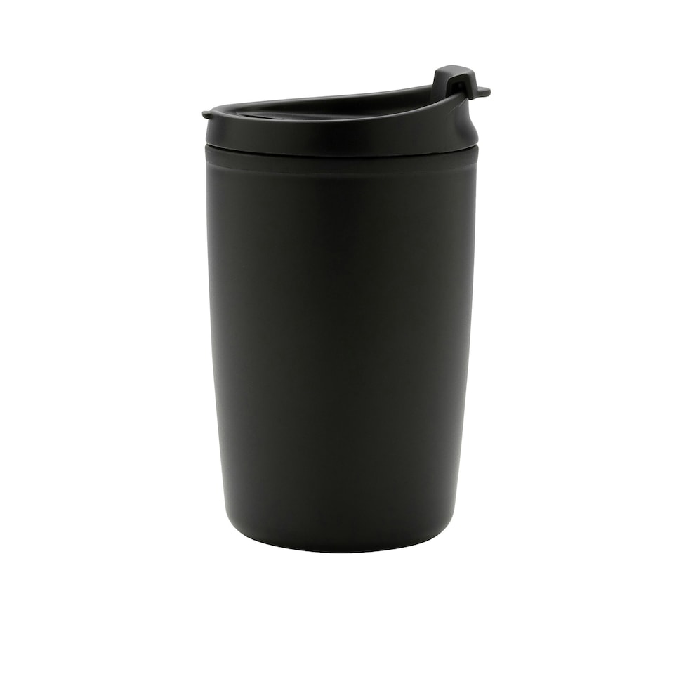 image 1 of XD Collection Flip Top Polypropylene Recycled 300ml Tumbler - Black - One Size