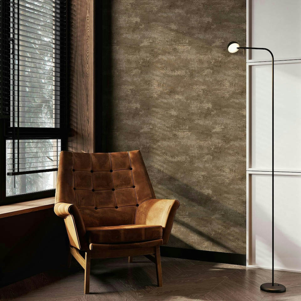 image 1 of Boutique Urban Plaster Bronze Texture Wallpaper Bronze | Bronze