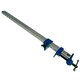 image 4 of 24" (600mm) Aluminium Sash Clamp Grip Bench Work Holder Vice Slide Cramp x 2