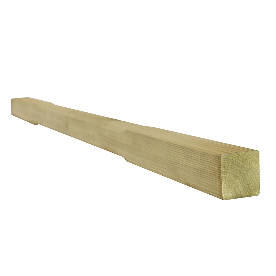 image 1 of Snowdon Timber Garden Treated Chamfered Deck Spindle 4 Pack (H) 895mm (W) 41mm