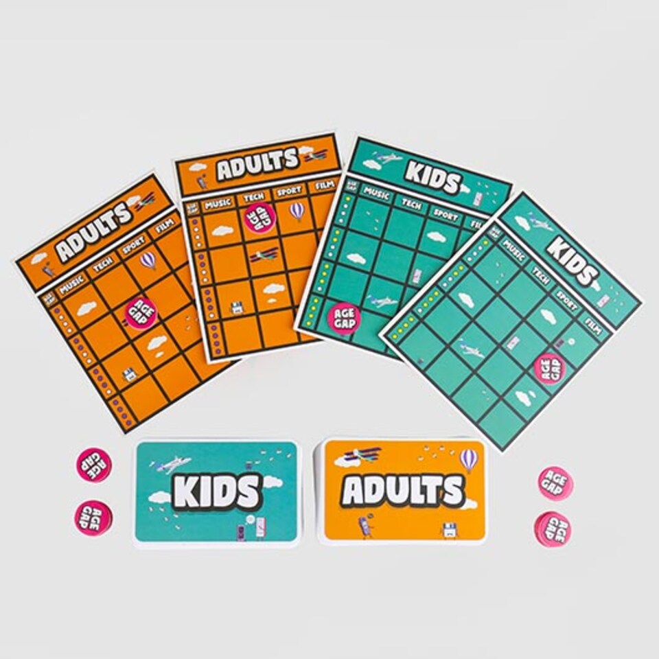 image 1 of Age Gap Trivia Card Game